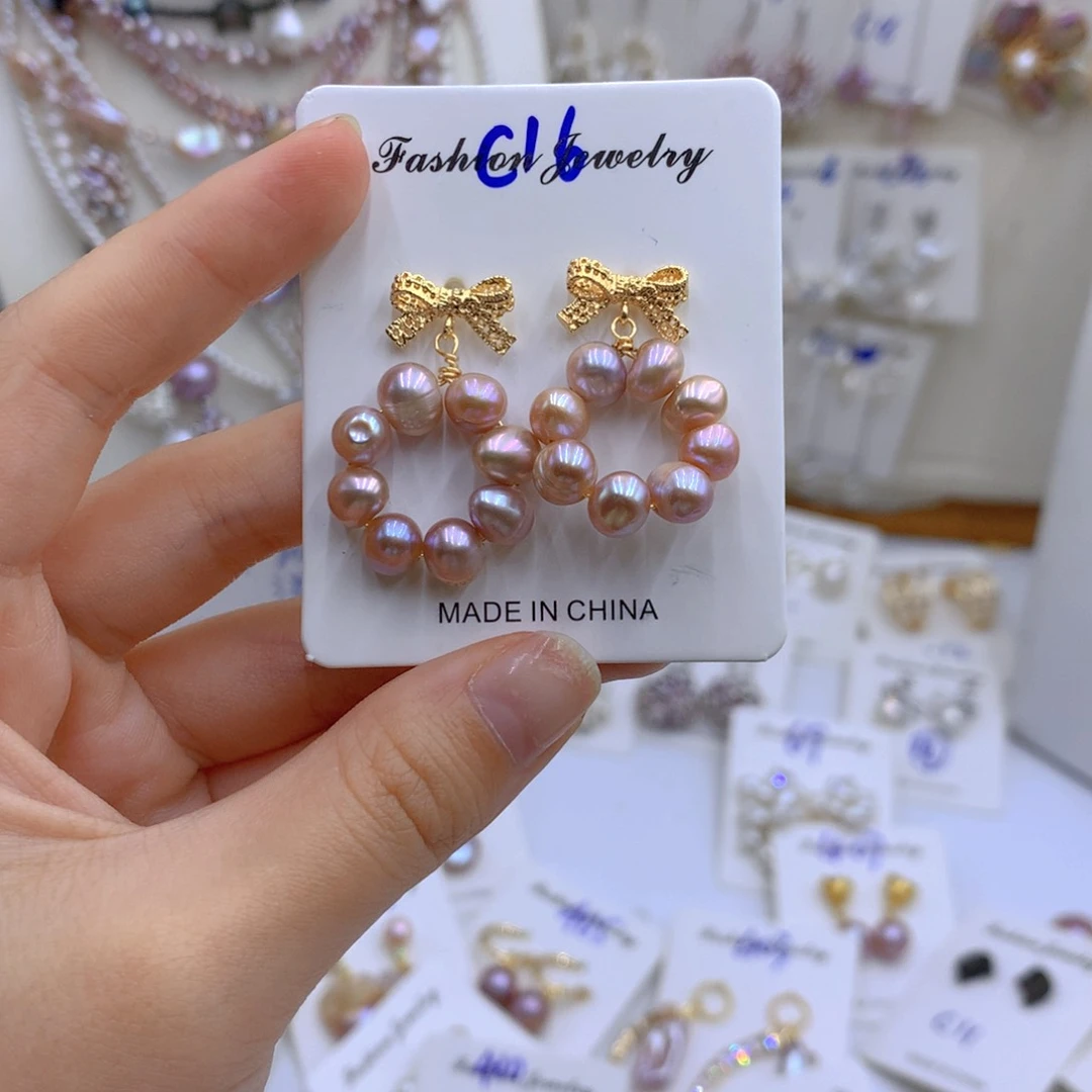 淡水珍珠颈饰银S925镶嵌