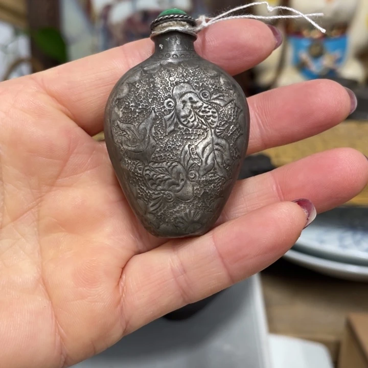 银中古艺术品摆件