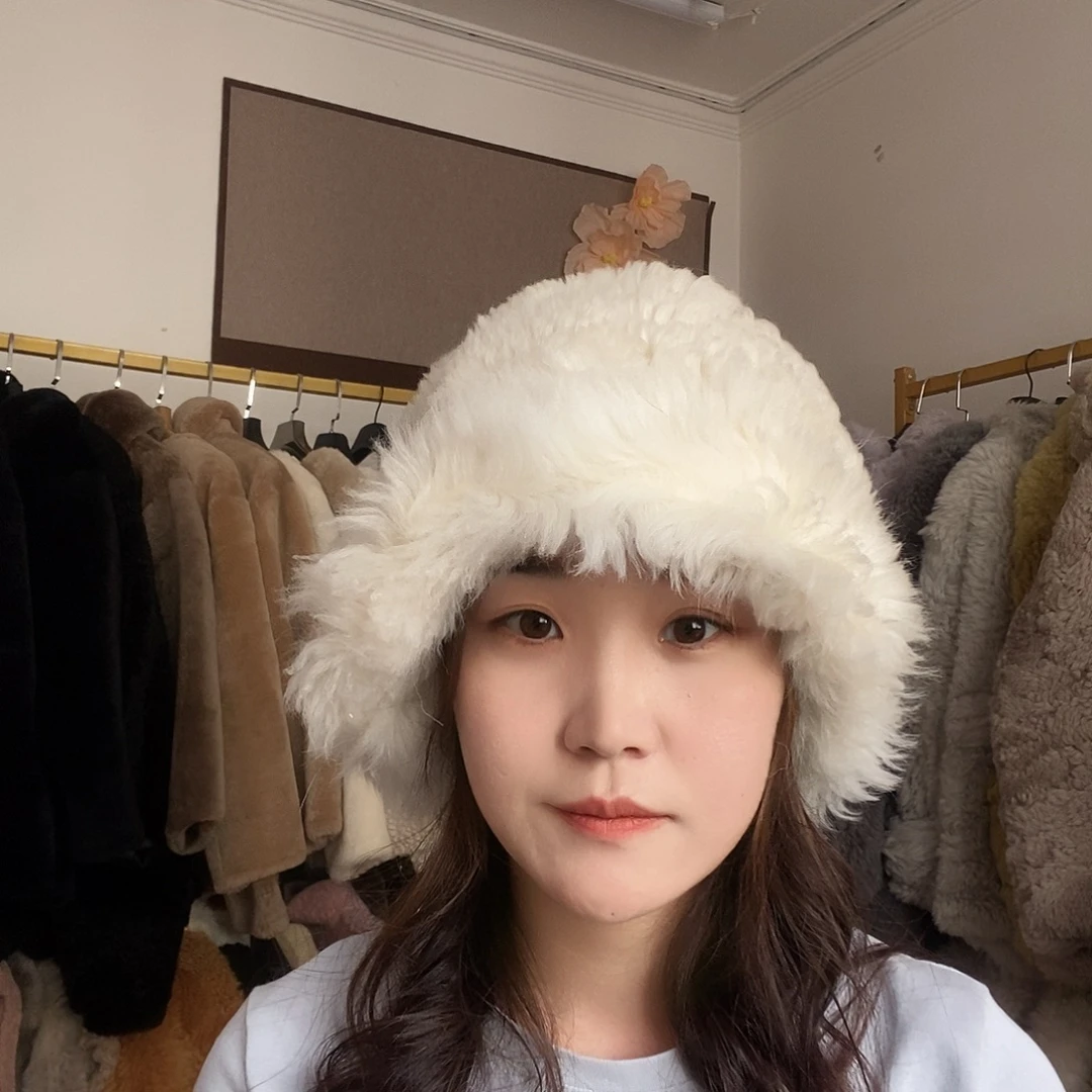 羊毛羊皮芭莎渔夫帽不退换
