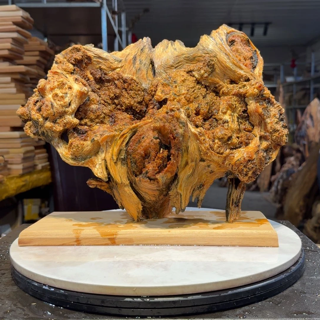 木小*兄王一刀琥珀木45