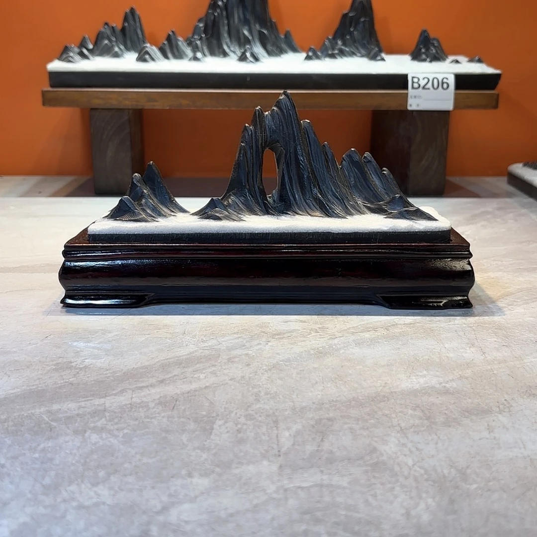 摆件程*灵璧石奇石摆件