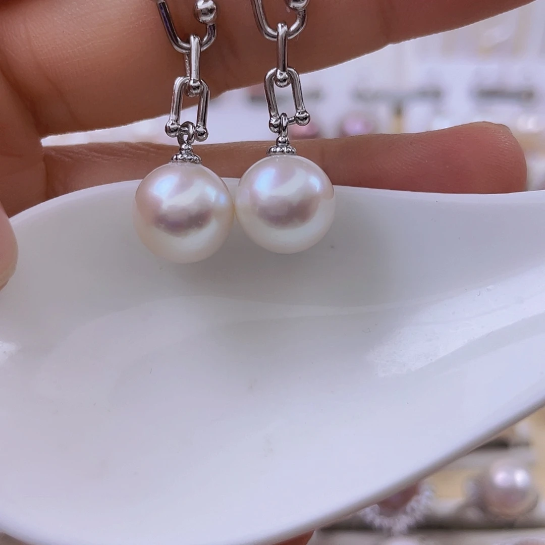 未镶嵌耳饰淡水珍珠