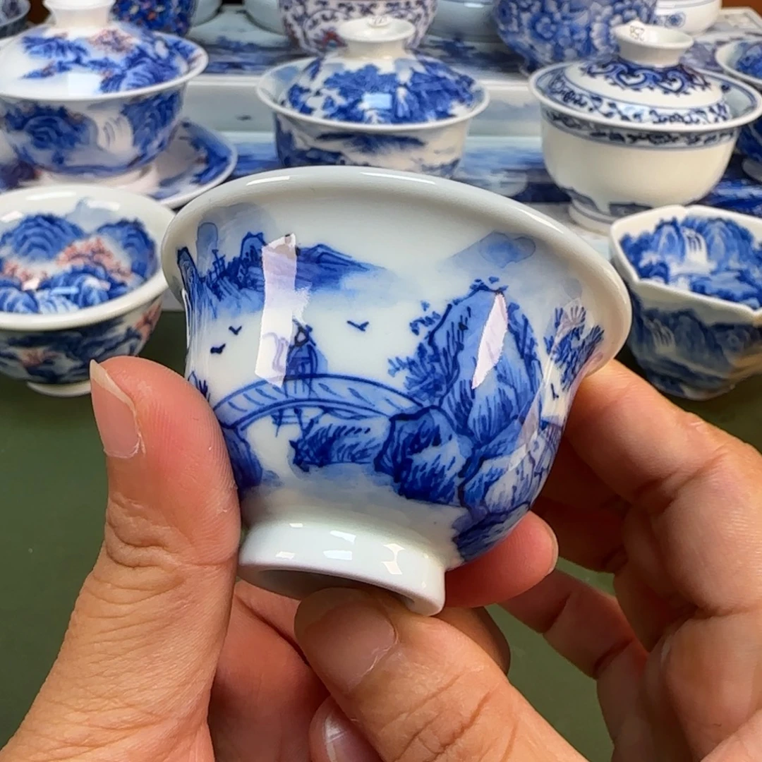景德镇纯手绘茶具圆圆214