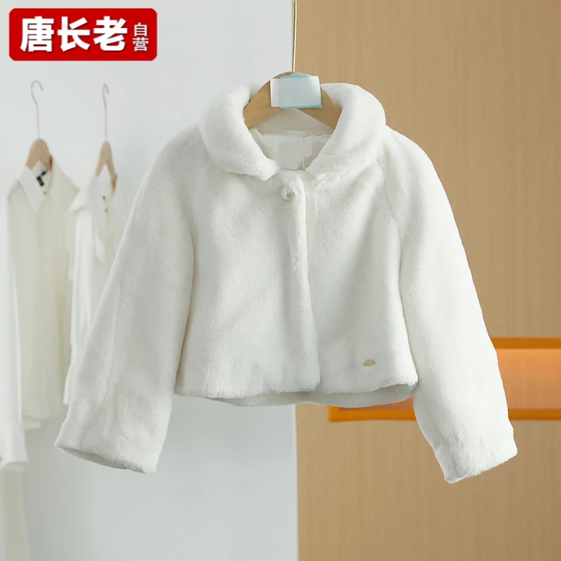 【半价q仓-唐长老自营】货号88880童装冬款新款简约休闲外套Y桂L