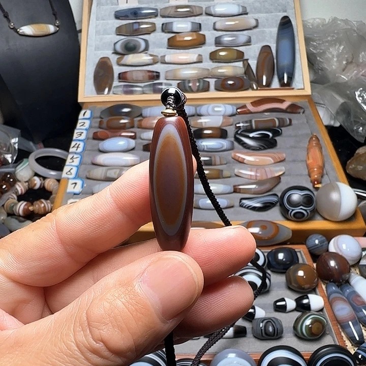 玛瑙/玉髓未镶嵌吊坠(不含链)