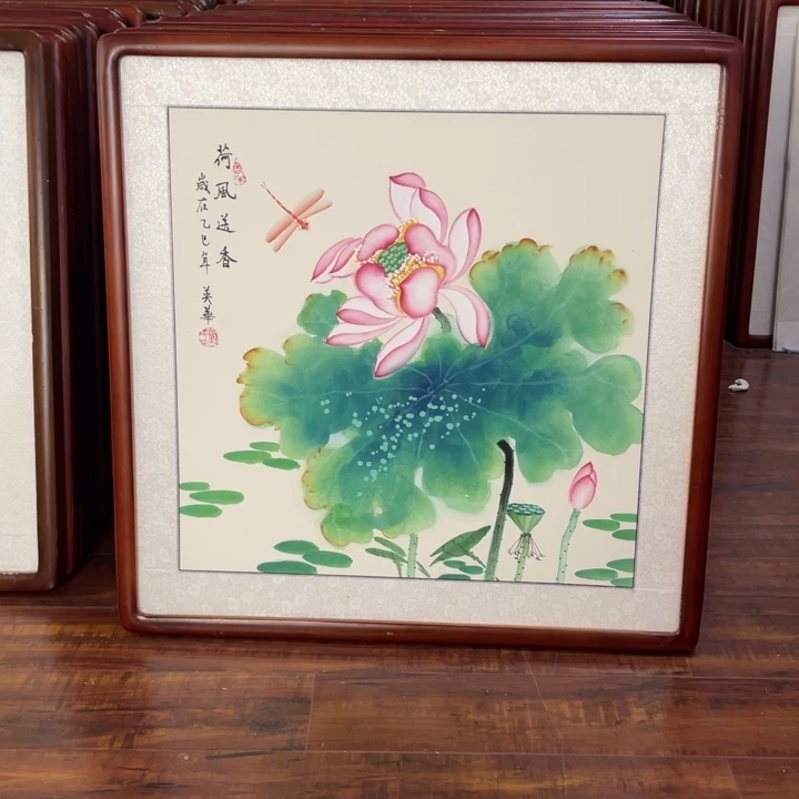 国画带框尺寸63*63厘米
