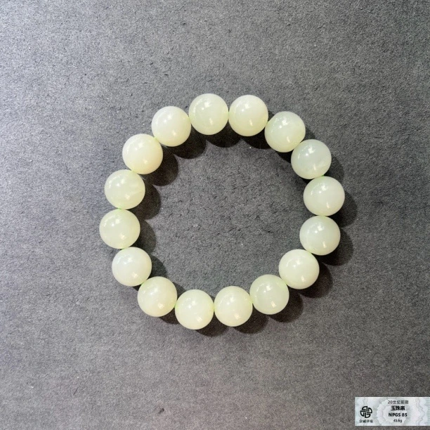 和田玉晴水手串忆声