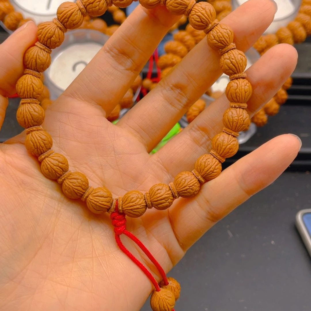 桃核吊坠没**白见健健康康平平安安7