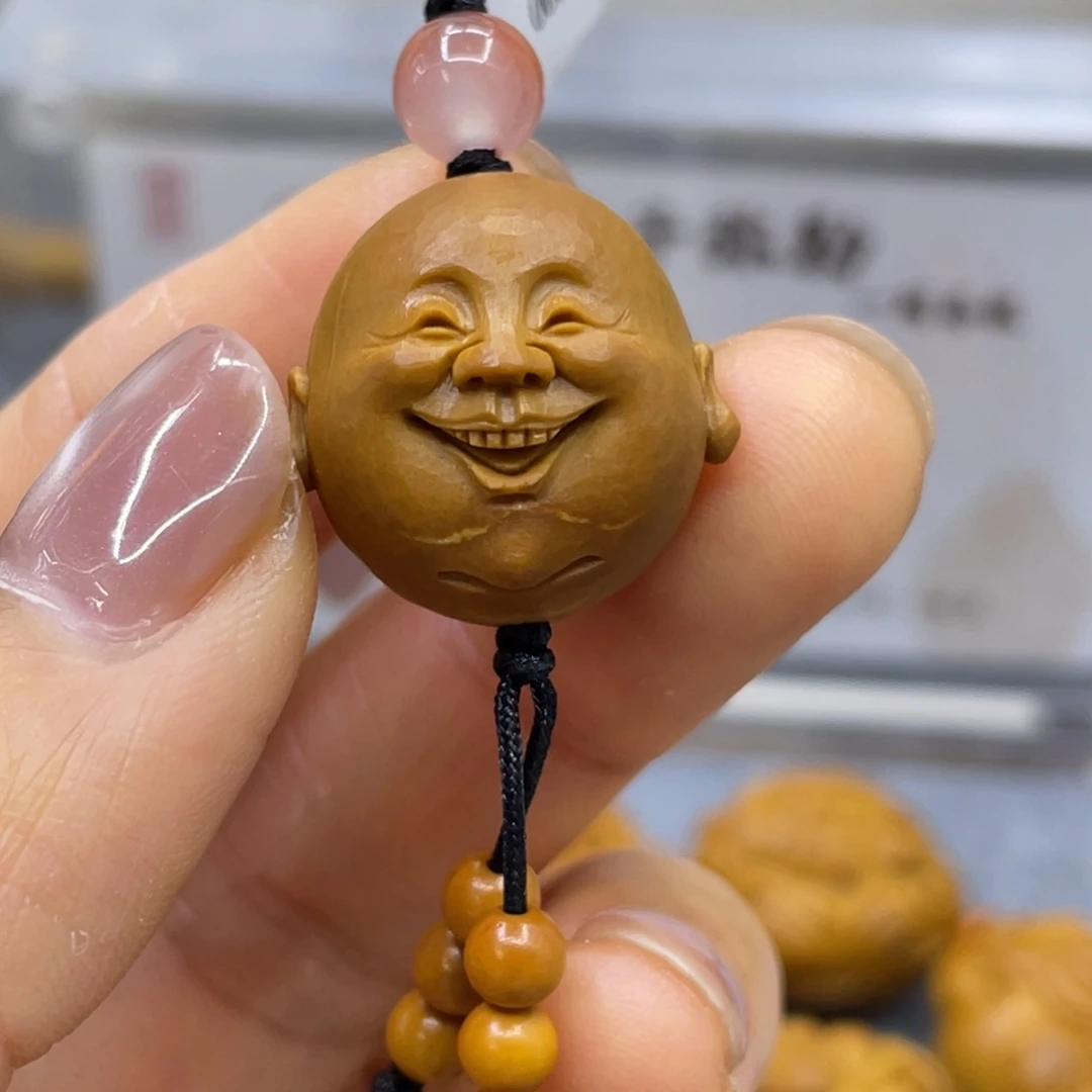 橄榄核吊坠笑佛单子