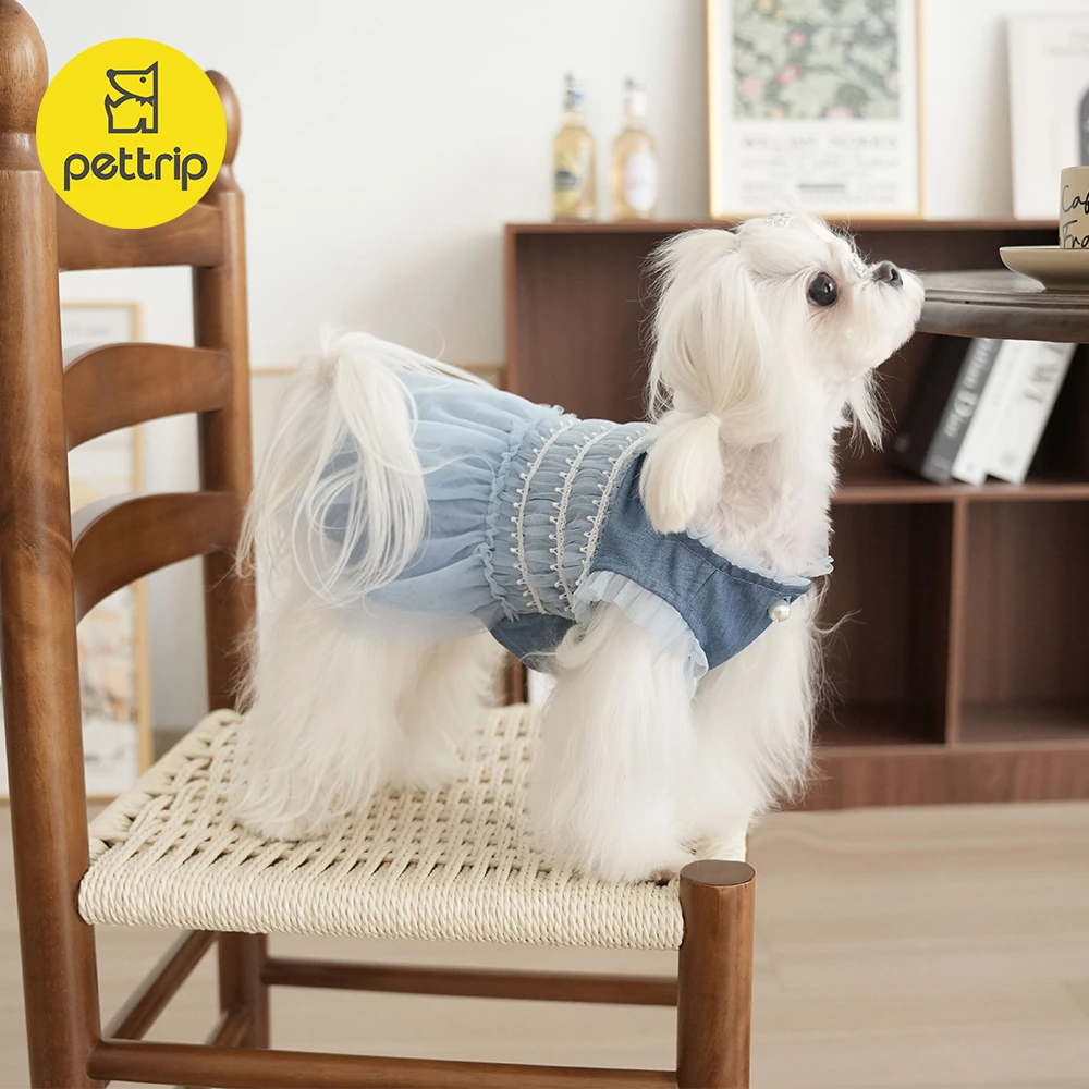 贝途春夏宠物裙子狗狗公主裙礼服裙纱裙狗衣服宠物衣服马尔济斯