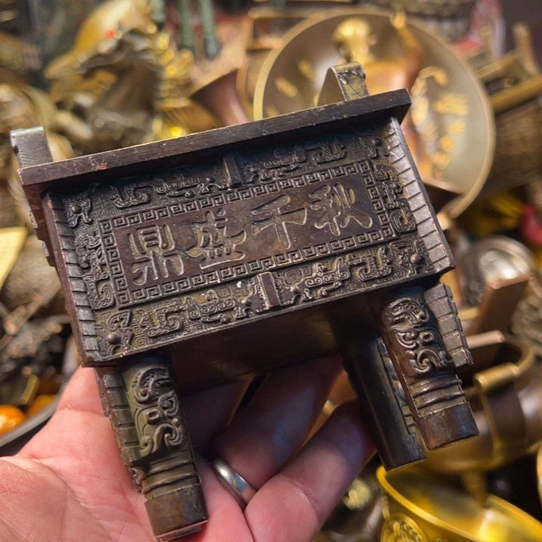 茶壶香炉铜器摆件