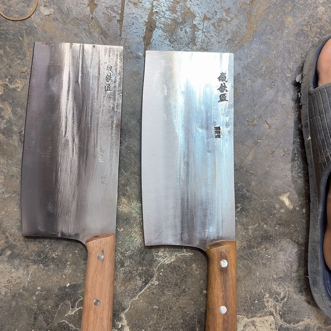 高碳锰钢云南阿老表手工锻打家用刀