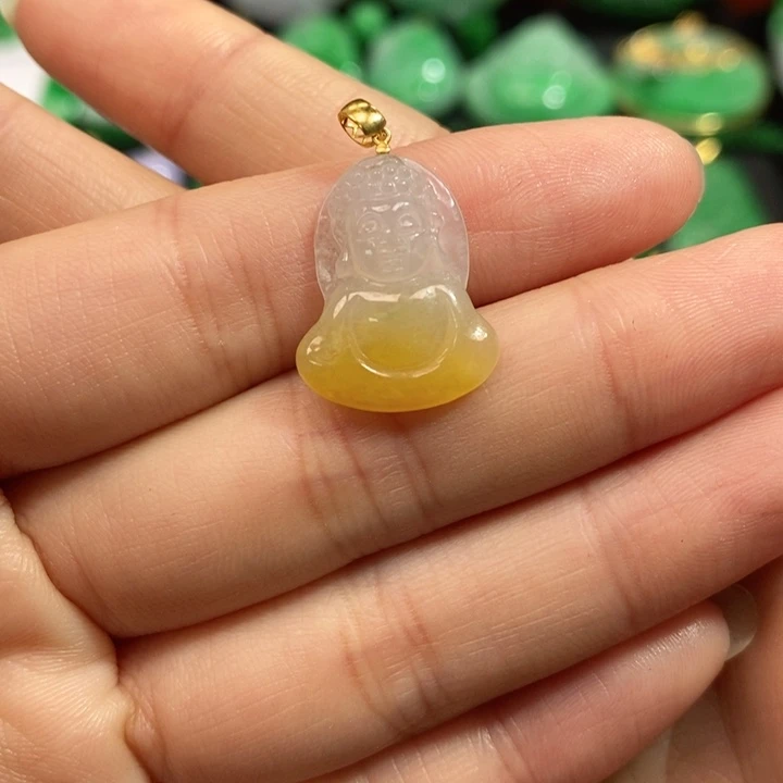 颈饰未镶嵌翡翠吊坠