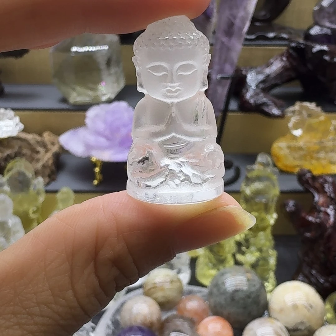 水晶珠宝半成品未镶嵌宝宝佛