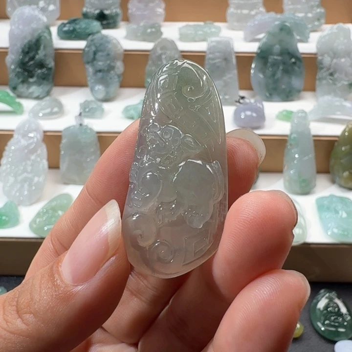 翡翠未镶嵌项链翡翠