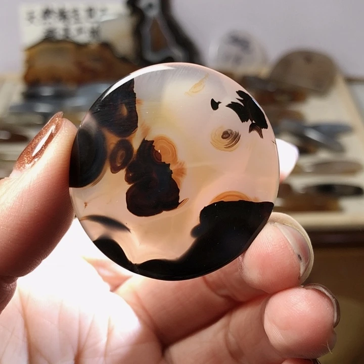 玛瑙/玉髓珠宝半成品合金兰**士