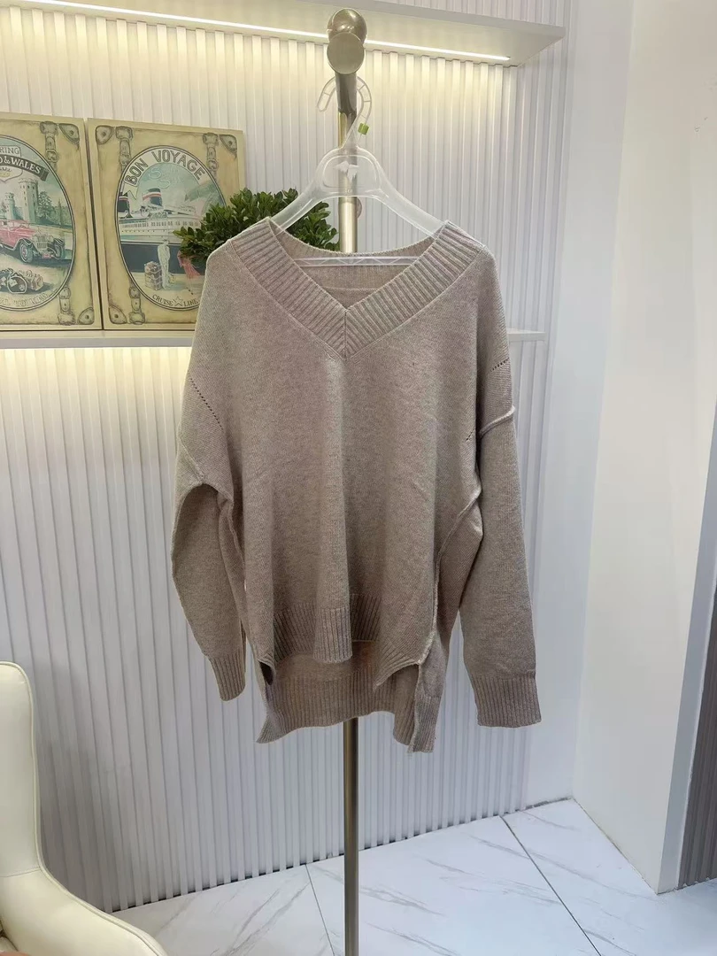 【JX0110打底衫】时尚休闲百搭网红女士宽松纯色秋冬