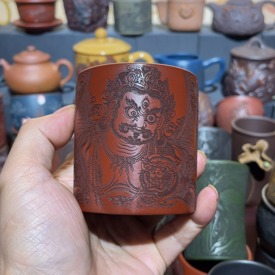 原矿紫砂手工主人杯
