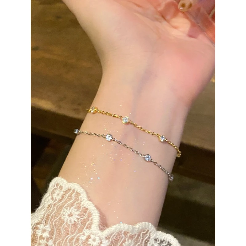 铜合金手链 清冷感泡泡手链轻奢小众精致手串闺蜜手链女款手绳礼