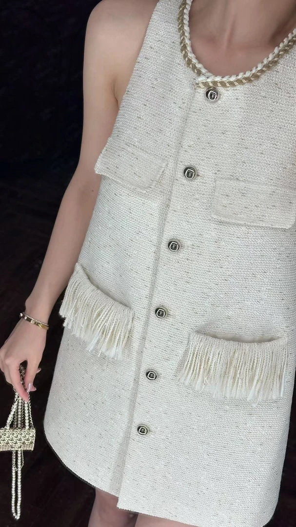 千金风流苏小香风连衣裙25020