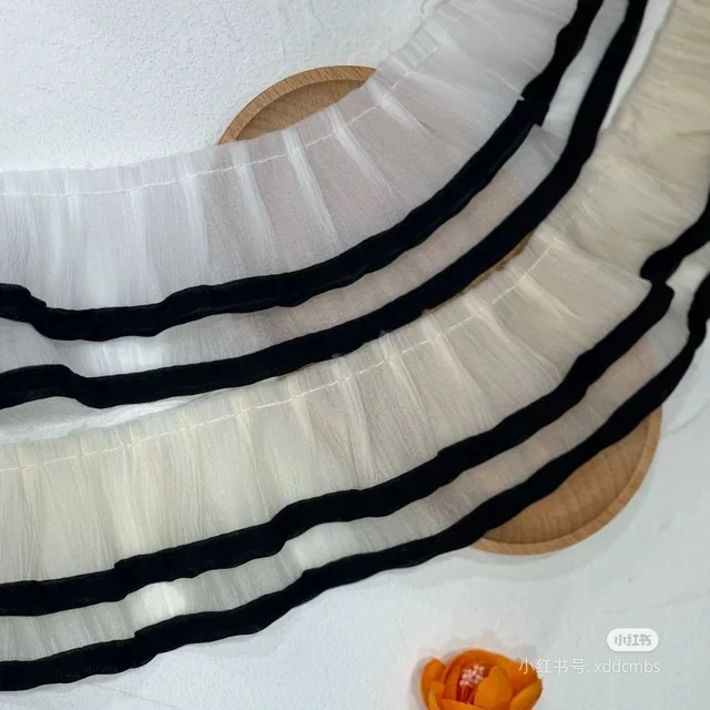 致远花边窗帘布艺法式蕾丝帘头侧边立边服装家居沙发装饰辅料花边