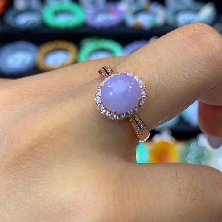 翡翠挂件银S925镶嵌翡翠