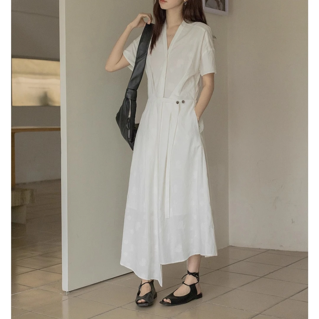 苎麻亚麻连衣裙合集【编码001-500】