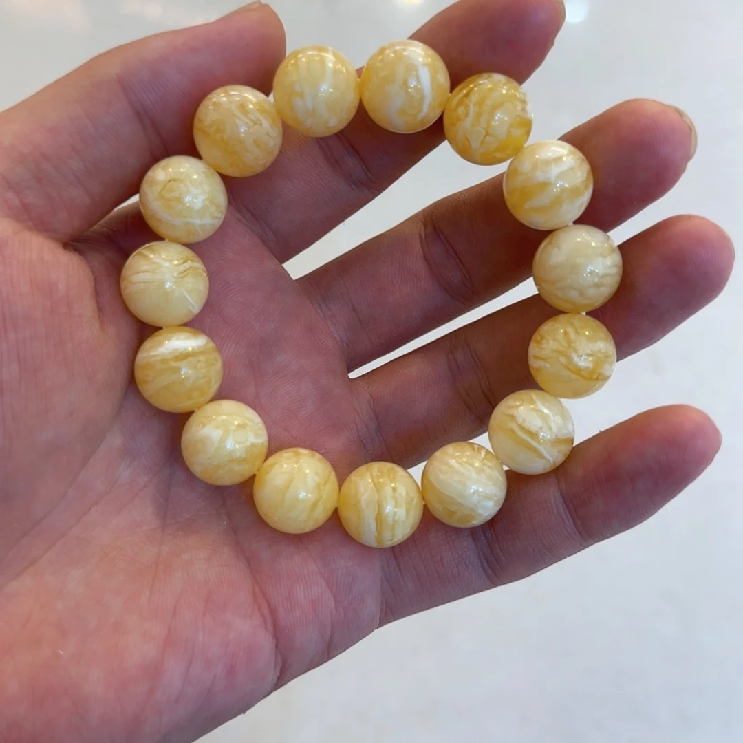 手链琥珀未镶嵌蜜蜡