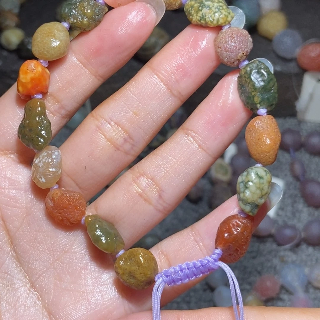 未镶嵌玛瑙/玉髓珠宝半成品