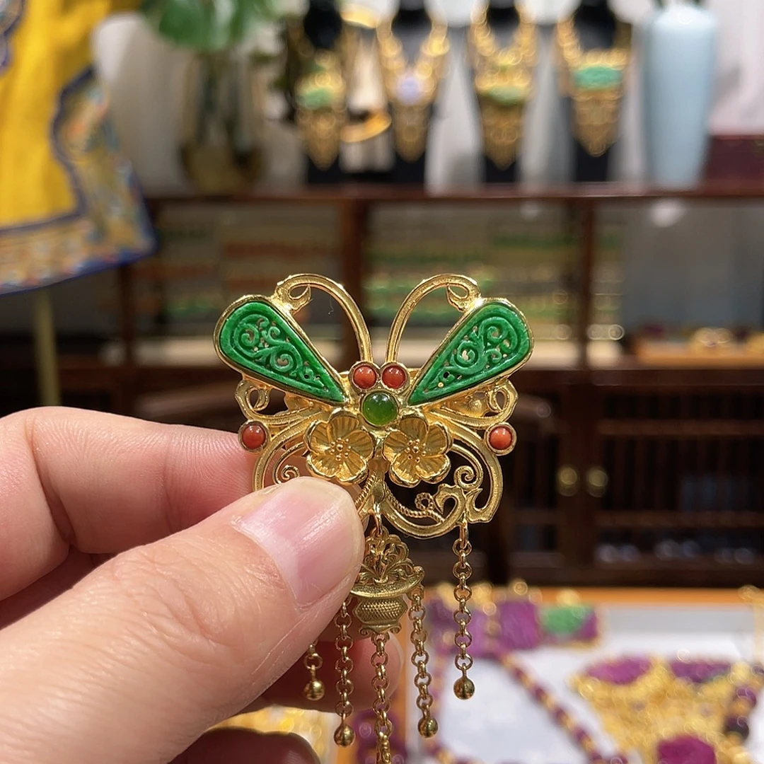 锦纶铁合金戒指蝴蝶