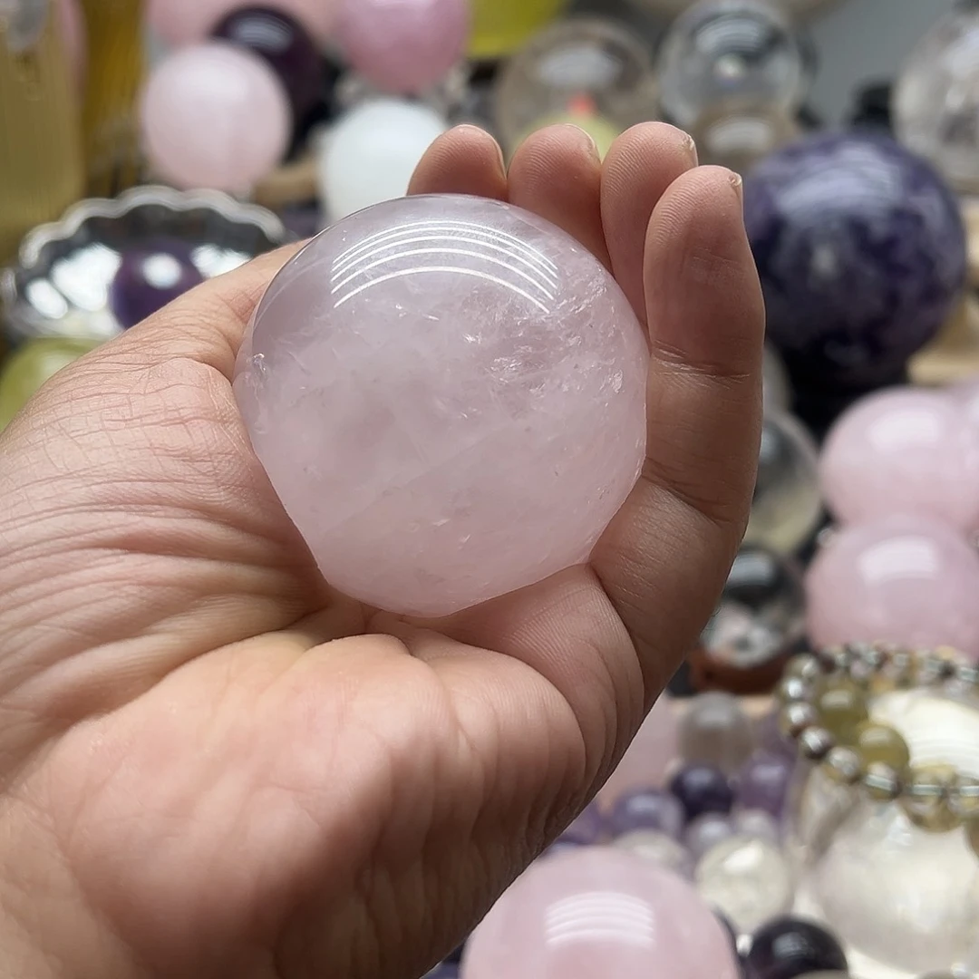 水晶珠宝半成品未镶嵌天然水晶球卡59.4