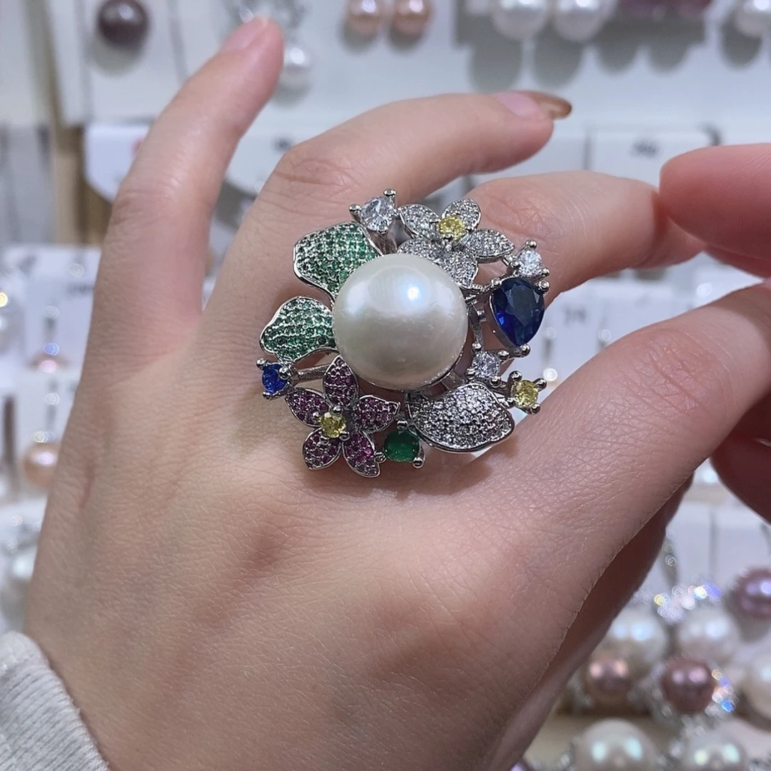 戒指淡水珍珠未镶嵌w14.8