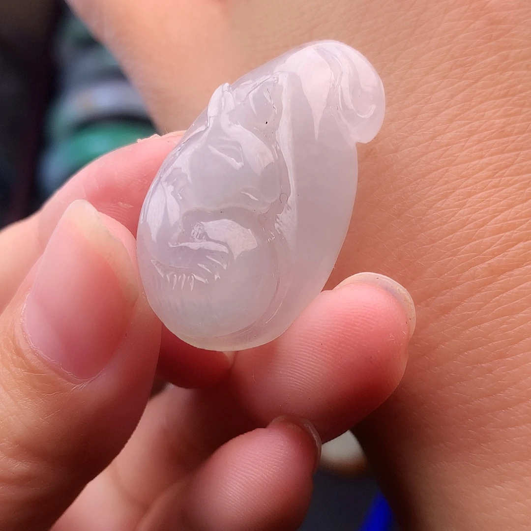 定制翡翠未镶嵌狐狸