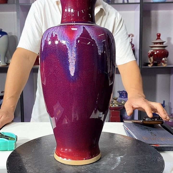 瓶中国神垕精品钧瓷