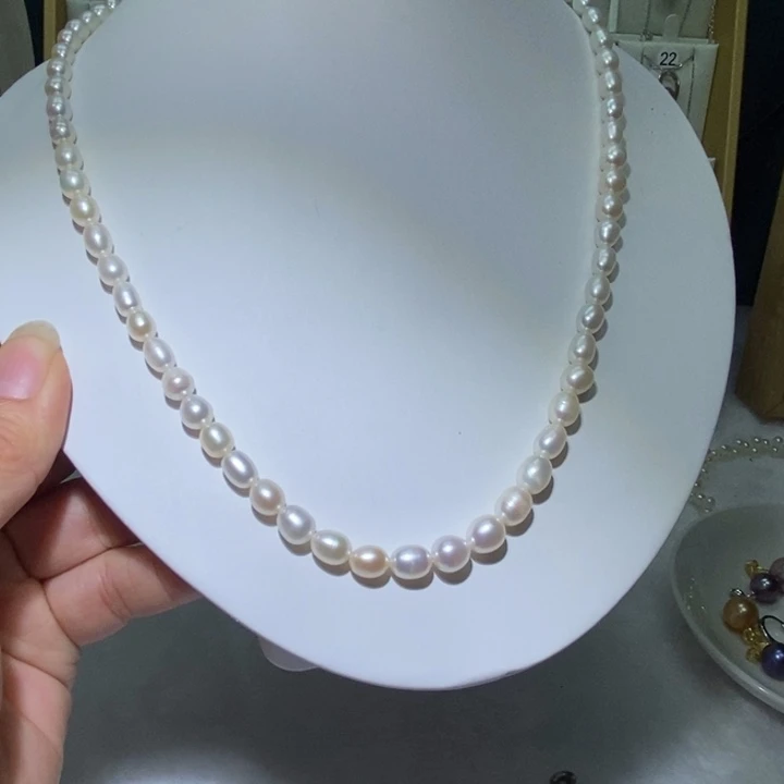 淡水珍珠耳饰银S925镶嵌