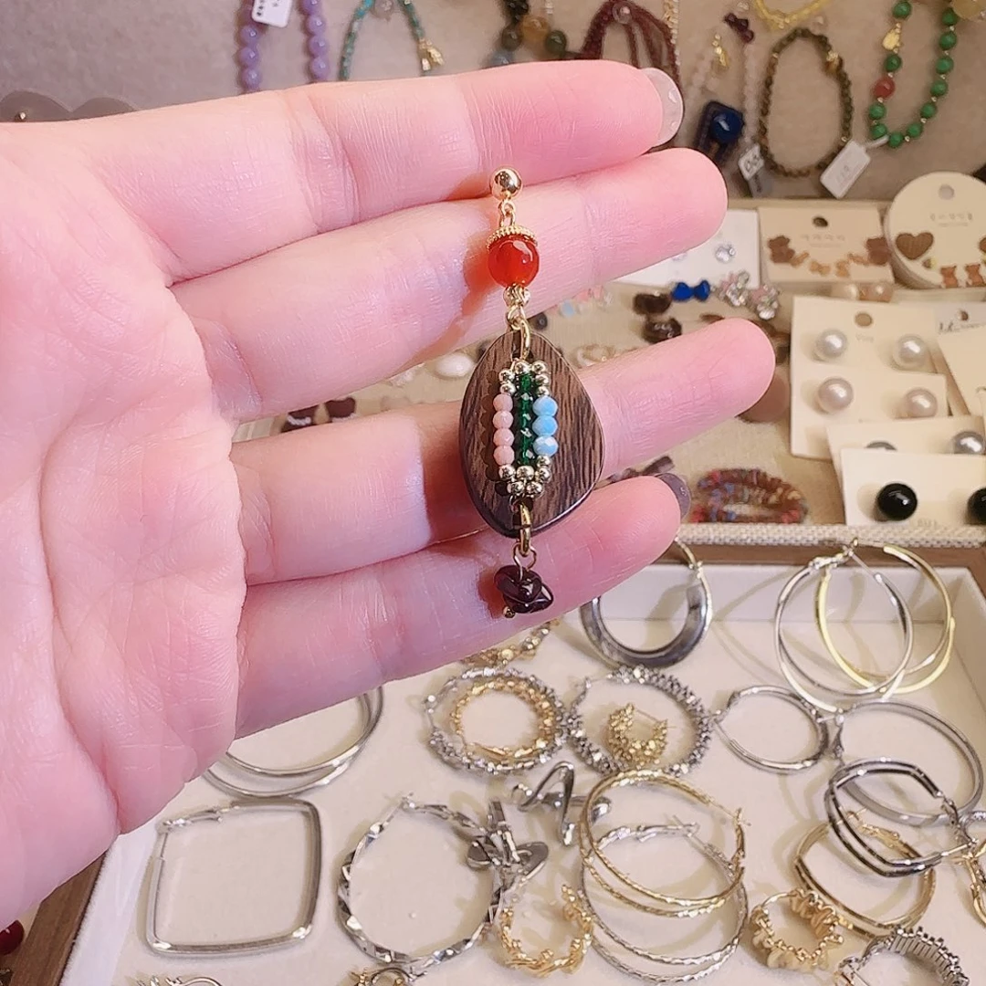 仿珍珠铜合金925银耳钉