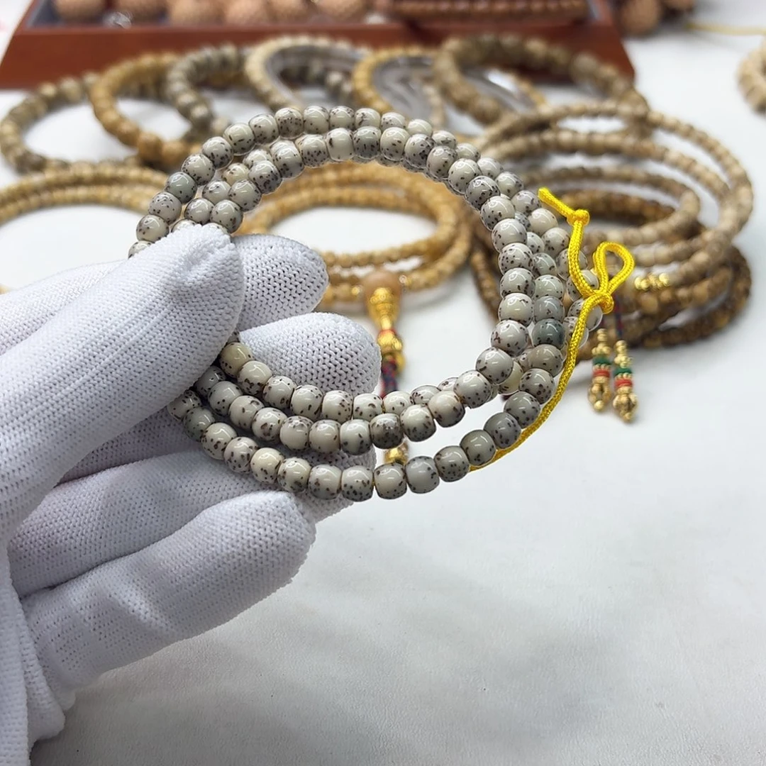 星月菩提吊坠3尊宠糯冰绿背河豚6左右108