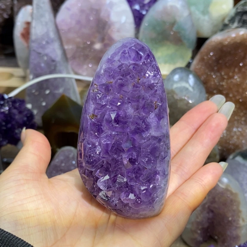 【闪购商品】未镶嵌大型摆件（非配饰）紫晶9