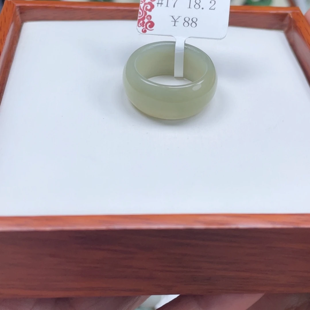 ****啦和田玉戒指未镶嵌7号