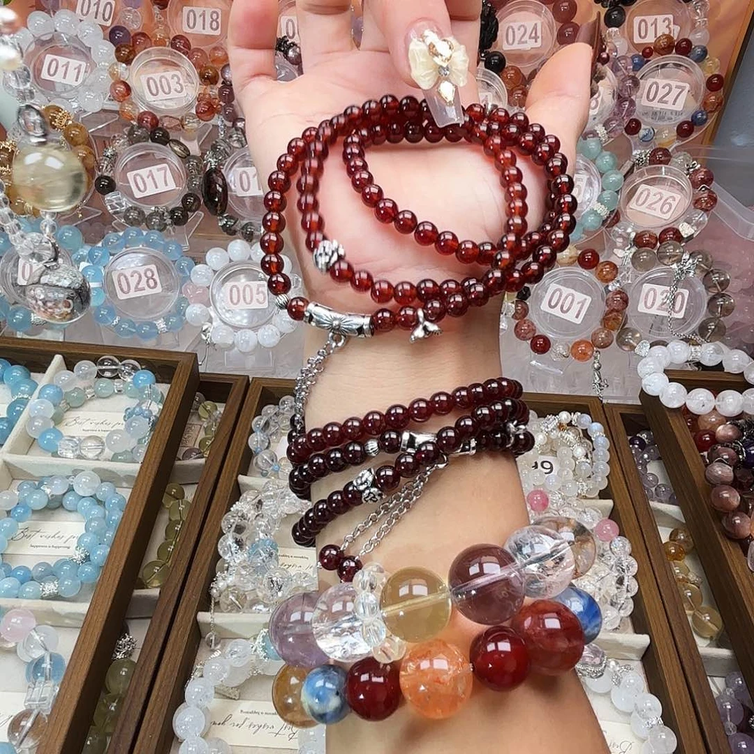 银S925镶嵌手链水晶