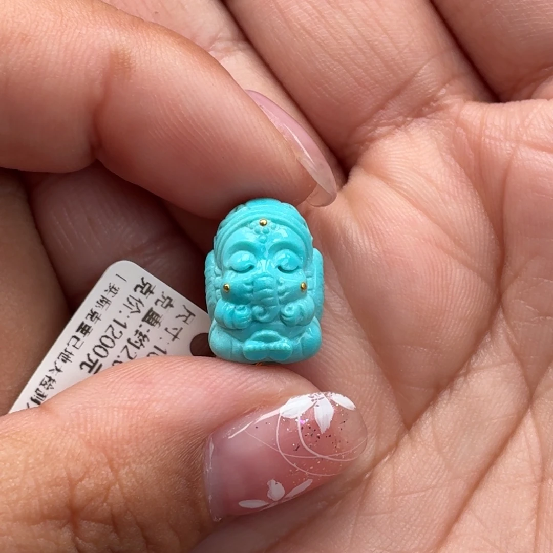 净***净未镶嵌绿松石珠宝奇石