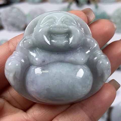 翡翠颈饰未镶嵌大佛福利翡翠