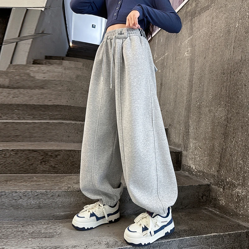 女童裤子春秋款2025新款中大童洋气运动休闲裤儿童时尚春季卫裤潮