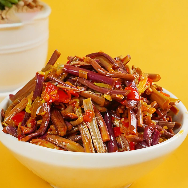 香辣蕨菜味即食下饭菜湖南特产脆辣香辣榨菜辣椒酱拌饭酱脆爽