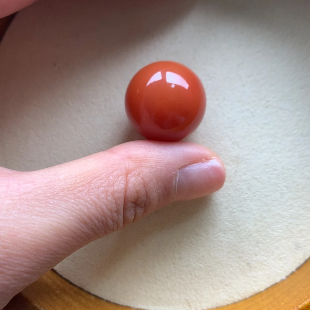 南红玛瑙未镶嵌保山天然原矿南红19mm+单珠