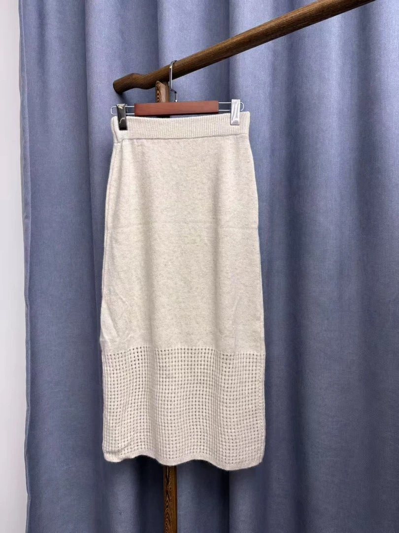 2025秋冬新款时尚休闲宽松羊毛半身裙女A986