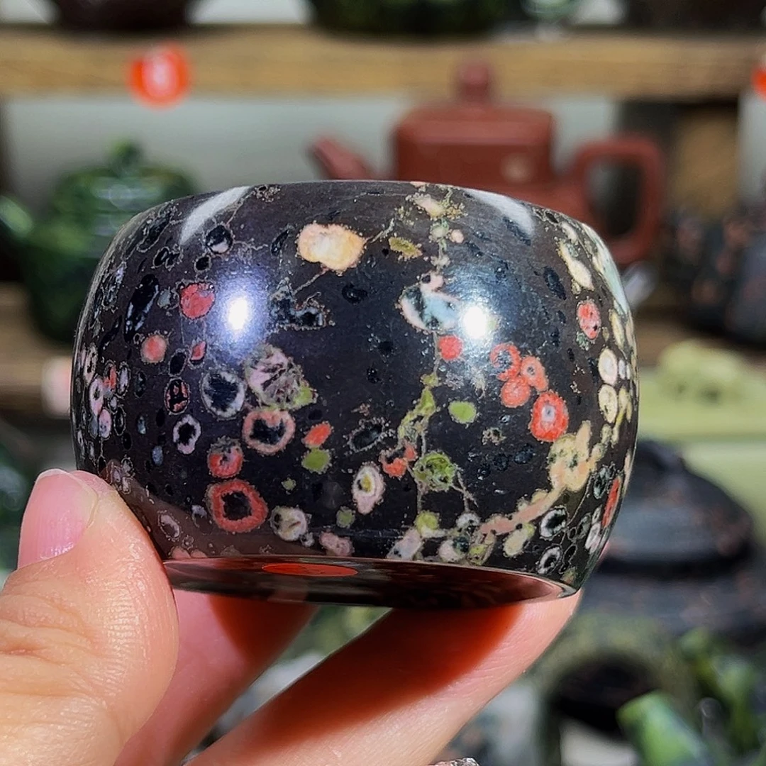 梅花玉圆鼓杯杯子