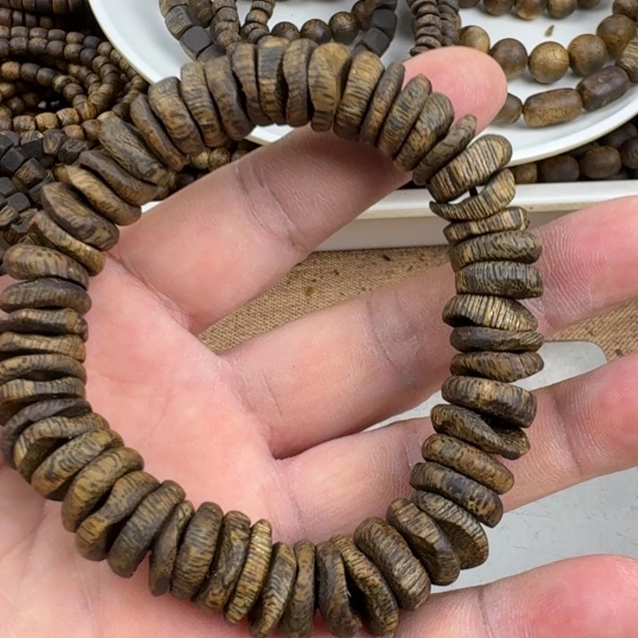 手串沉香长*张勺子手串17克加