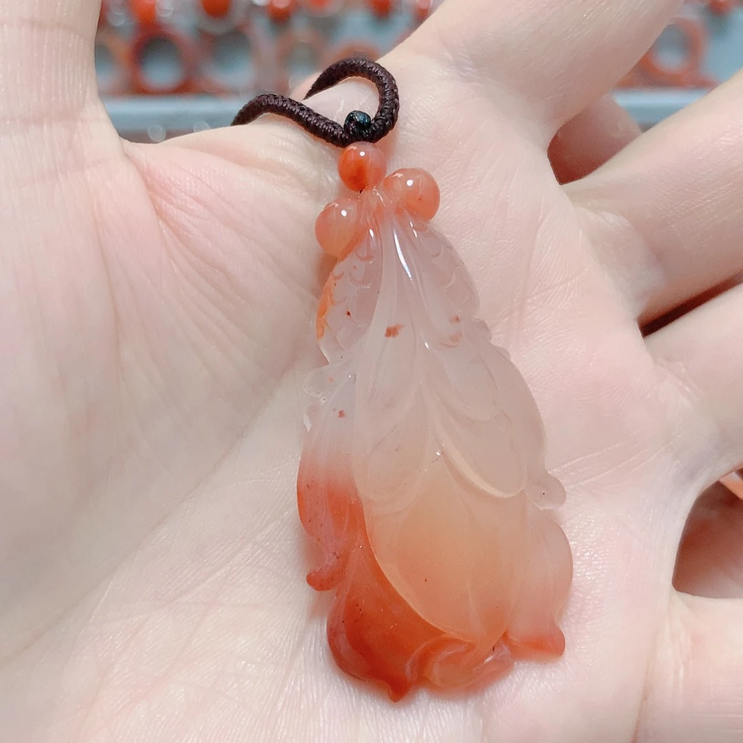 南红玛瑙吊坠(不含链)未镶嵌