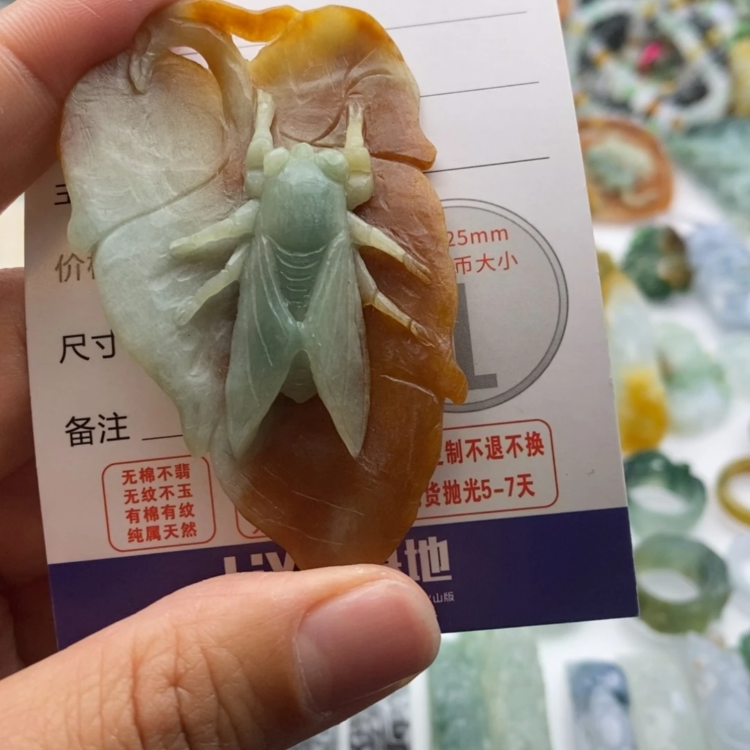 定制翡翠未镶嵌毛货
